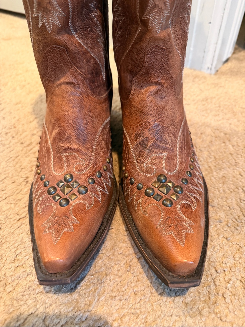 Idyllwind Trouble Brown Embroidered Leather Western Boots - Picture 10 of 16